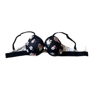 Victoria's Secret PINK Wear Everywhere Push Up Bra‎ Size 36D Sexy Angel Lingerie